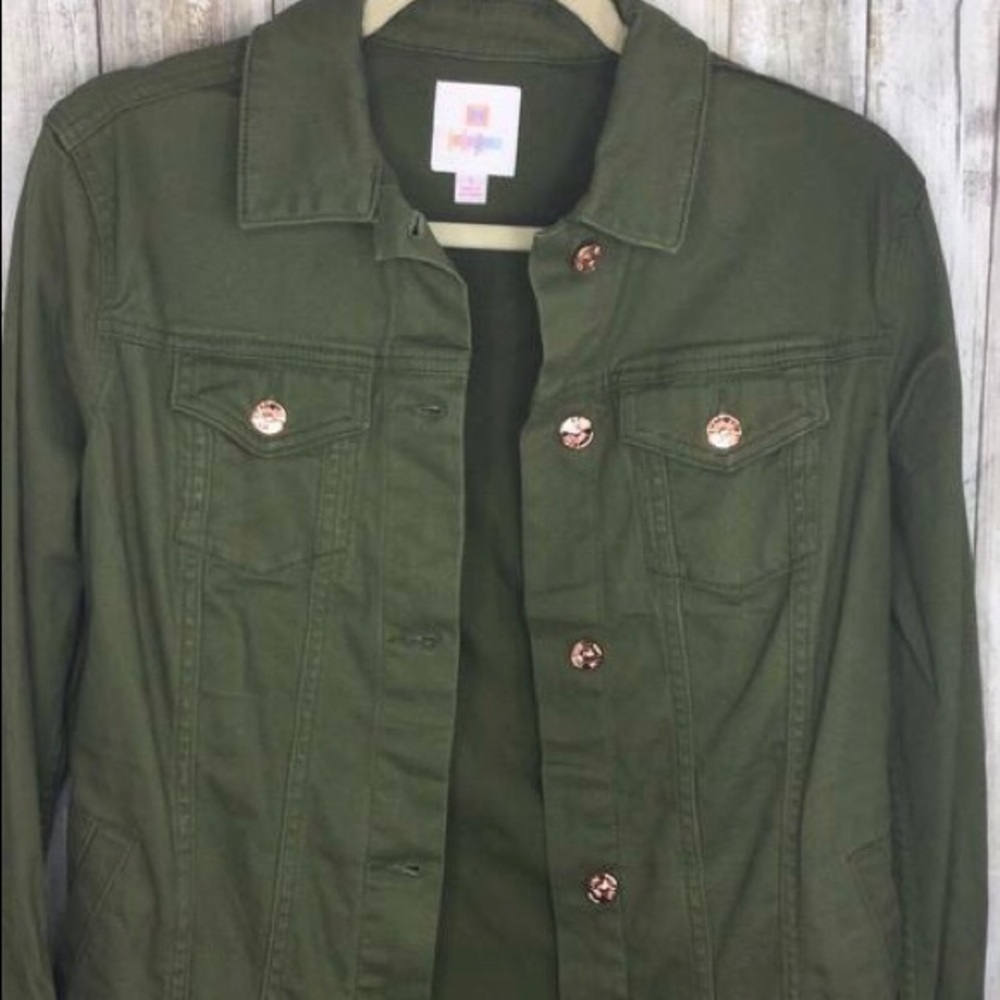LulaRoe Small Jaxon Jean Jacket